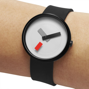 
									Projects Watch RED SUPREMATISM 37mm Black Silicone Band