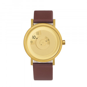 Projects Watch BRASS REVEAL 40mm Brown Leather