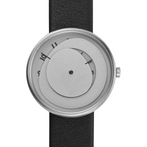 Projects Watch STEEL ELOS Black Leather Band