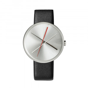 Projects Watch CROSSOVER STEEL Black Leather Band