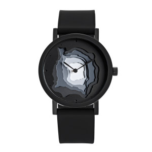 Projects Watch TERRA TIME BLACK 40mm Silicone Band
