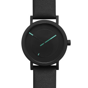 Projects Watch TANGENCY 40mm Black Leather Band