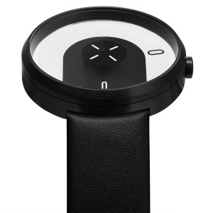
									Projects Watch OVERLAP Black Leather