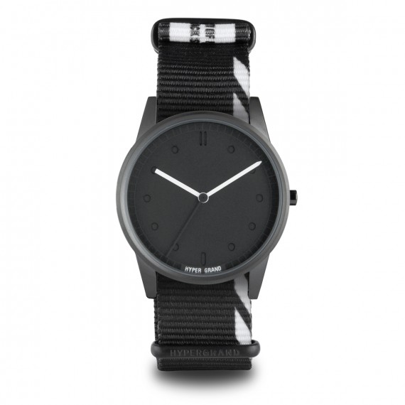 
									Hypergrand Watch 01NATO - All Black Tag 38mm 