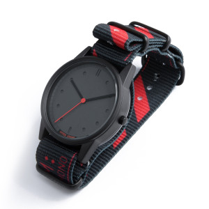 
									Hypergrand Watch 01NATO - All Black Mono Red 38mm