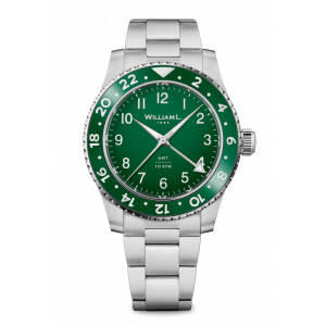 WILLIAM L. 1985 Watch GMT - Green and Metal