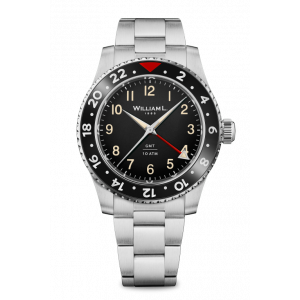 WILLIAM L. 1985 Watch GMT - Black and Metal