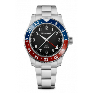 WILLIAM L. 1985 Watch GMT - Pepsi and Metal