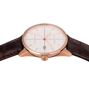 
									KLASSE14 Watch DISCO VOLANTE ROSE GOLD BROWN LEATHER 40mm AUTOMATIC