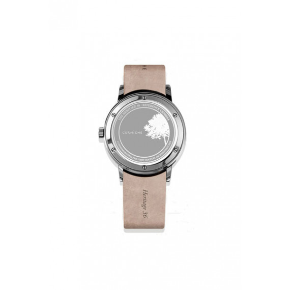 
									Corniche Watch Heritage 36 - Steel and Taupe 