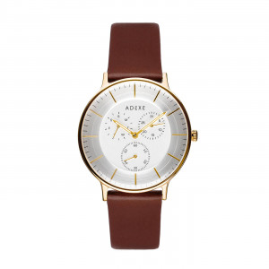 ADEXE watch THEY Grande Gold & Brown 2.0 
