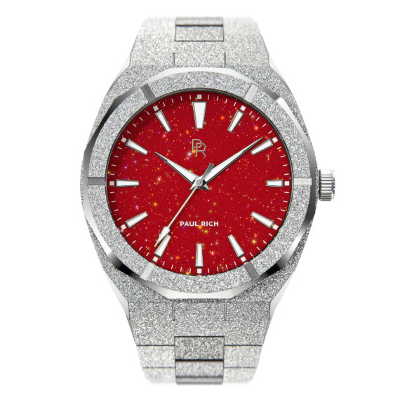 
									Paul Rich Watch Frosted Star Dust - Red Silver 