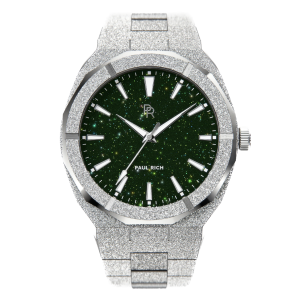 Paul Rich Watch Frosted Star Dust - Green Silver 42mm
