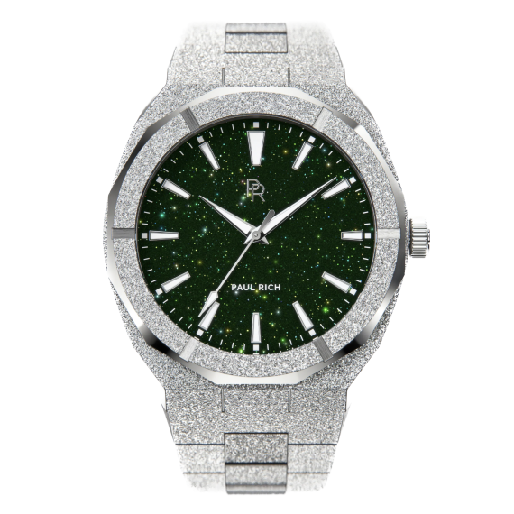 
									Paul Rich Watch Frosted Star Dust - Green Silver 42mm 