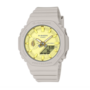 CASIO Watch G-SHOCK Analog Digital GMA-S2100NC-4A - Beige & Yellow