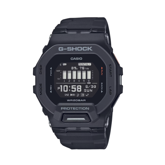 
									CASIO Smart Watch G-SHOCK Digital GBD-200-1 - Black 